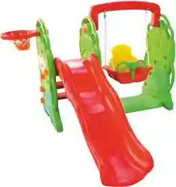 Indoor bear slide with swing - LF 977
