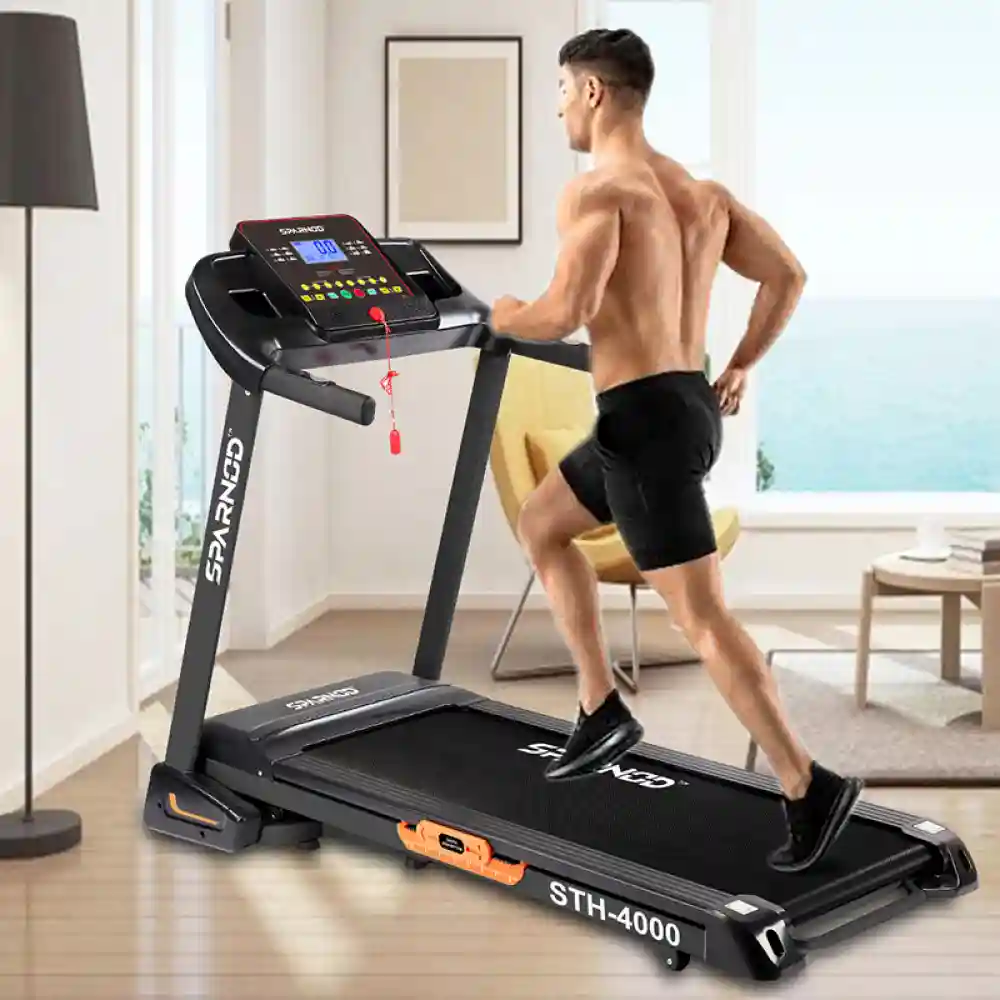 STH-4000 (4.5 HP PEAK DC Motor) Automatic Motorized Running Treadmill