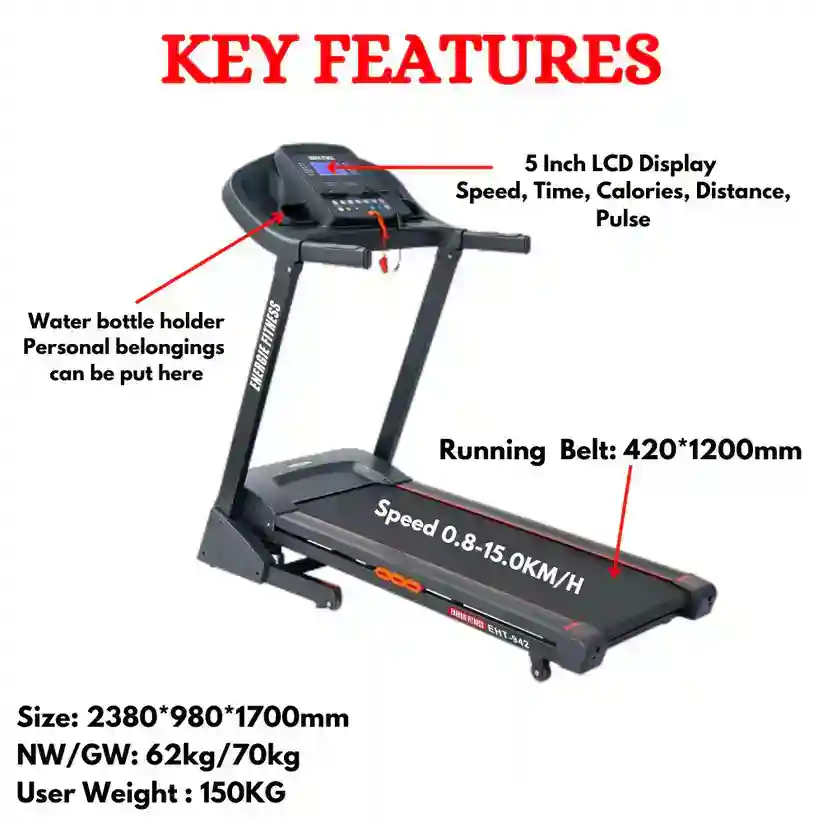 STH-6010A (4 HP DC MOTOR) 15 grade electric ascension treadmill