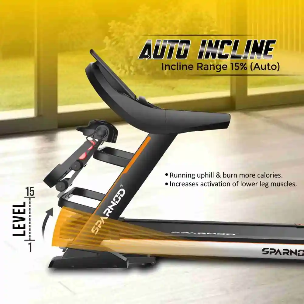 STH-5700_MF 3 Hp Continuous DC Motorized Automatic Walking and Running Treadmill