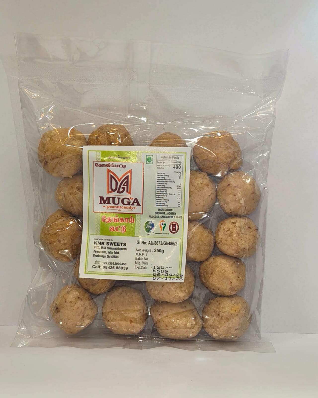 ⁠Coconut laddu 250gms