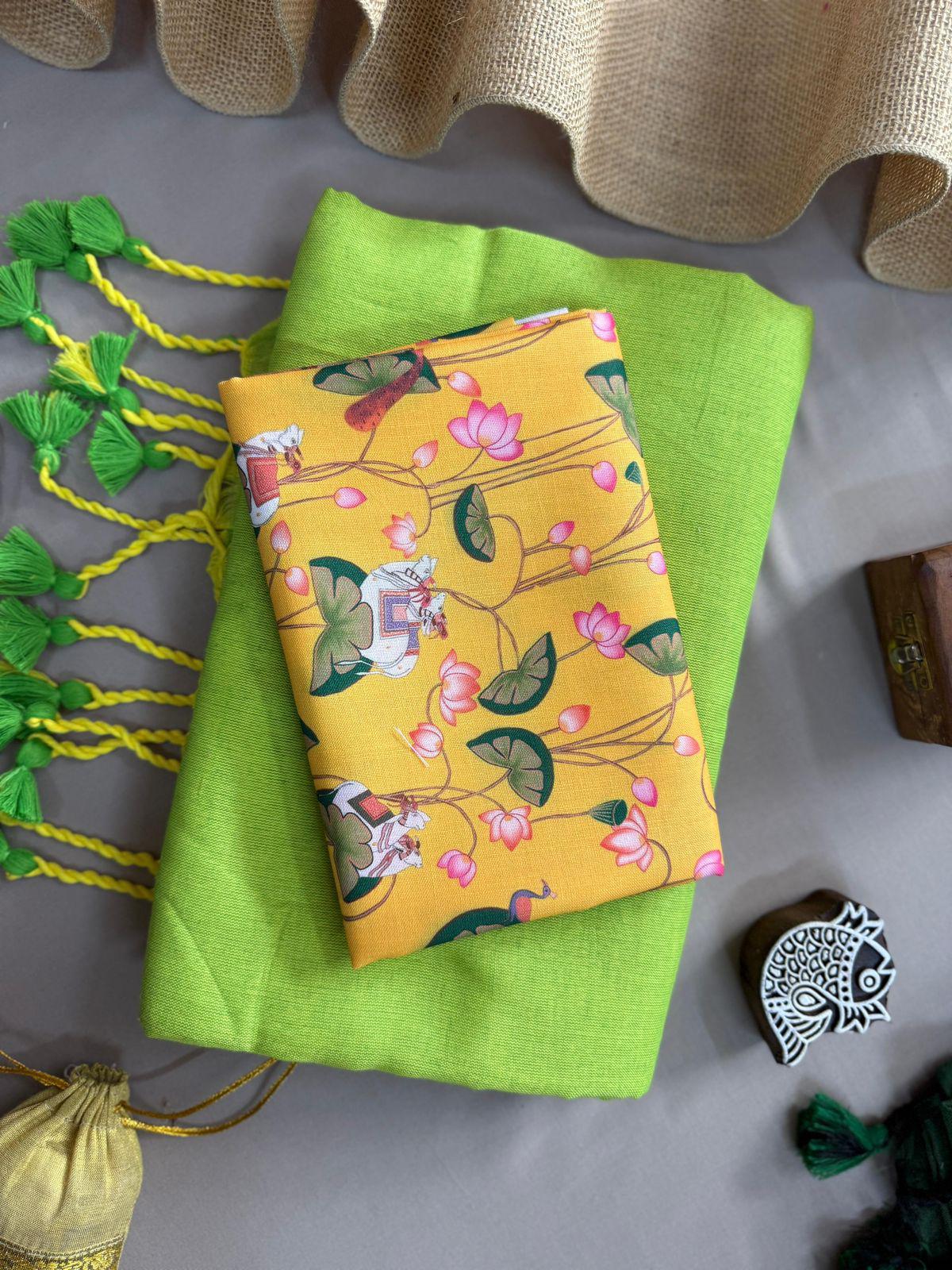 Handloom Khadi  COTTON Saree