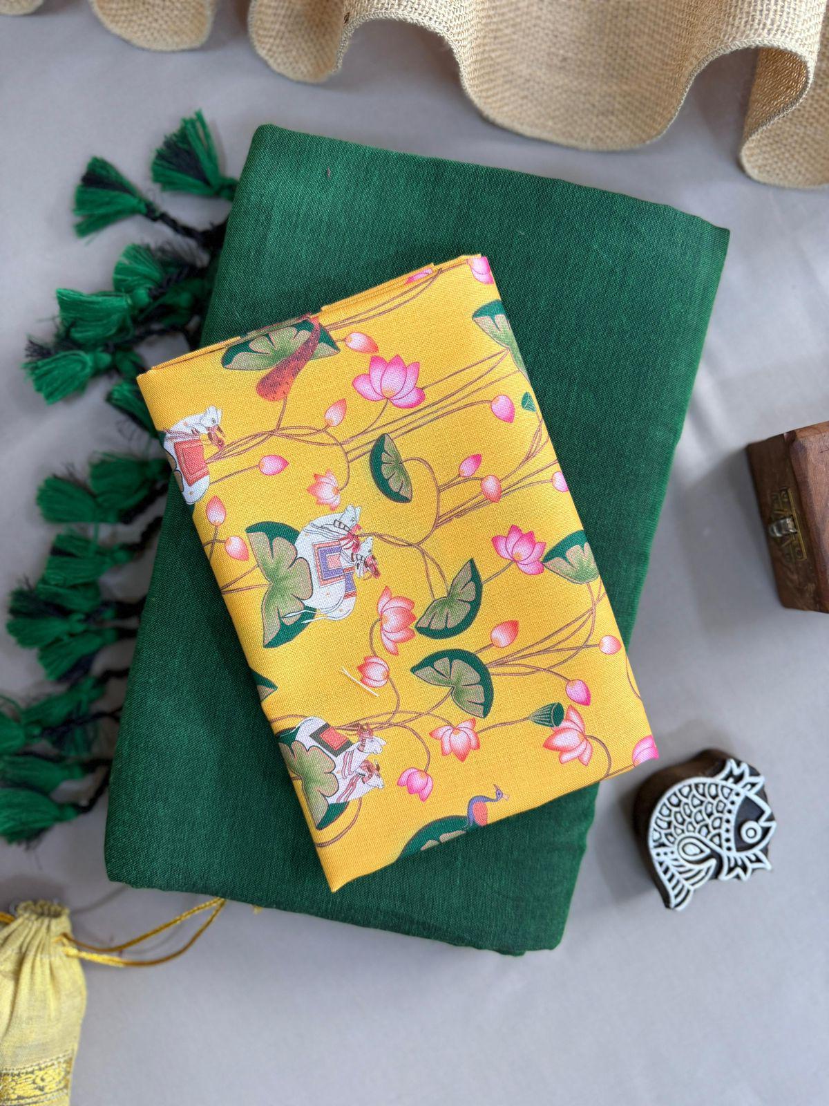 Handloom Khadi  COTTON Saree