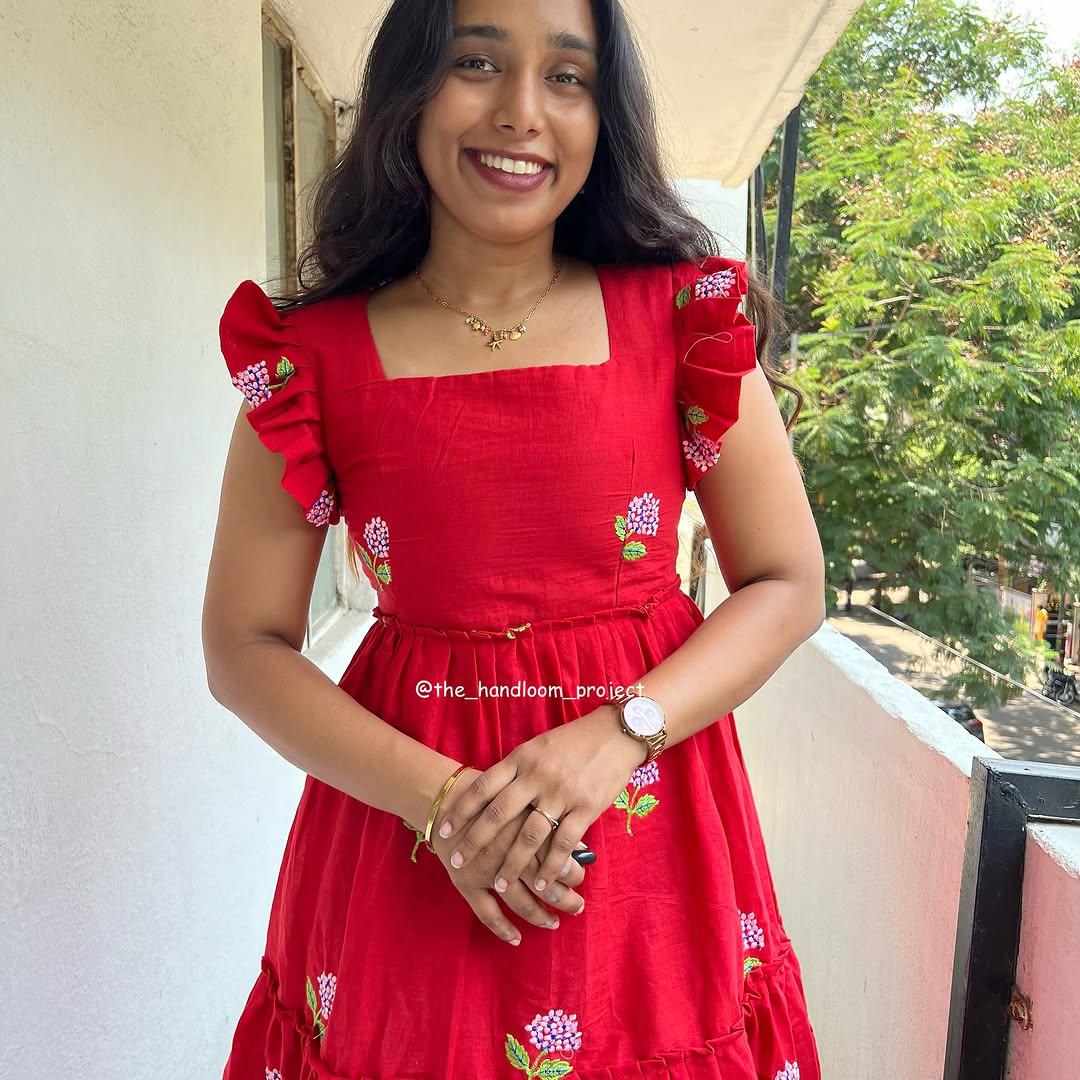 Maska Cotton 2132 GRAPY RED