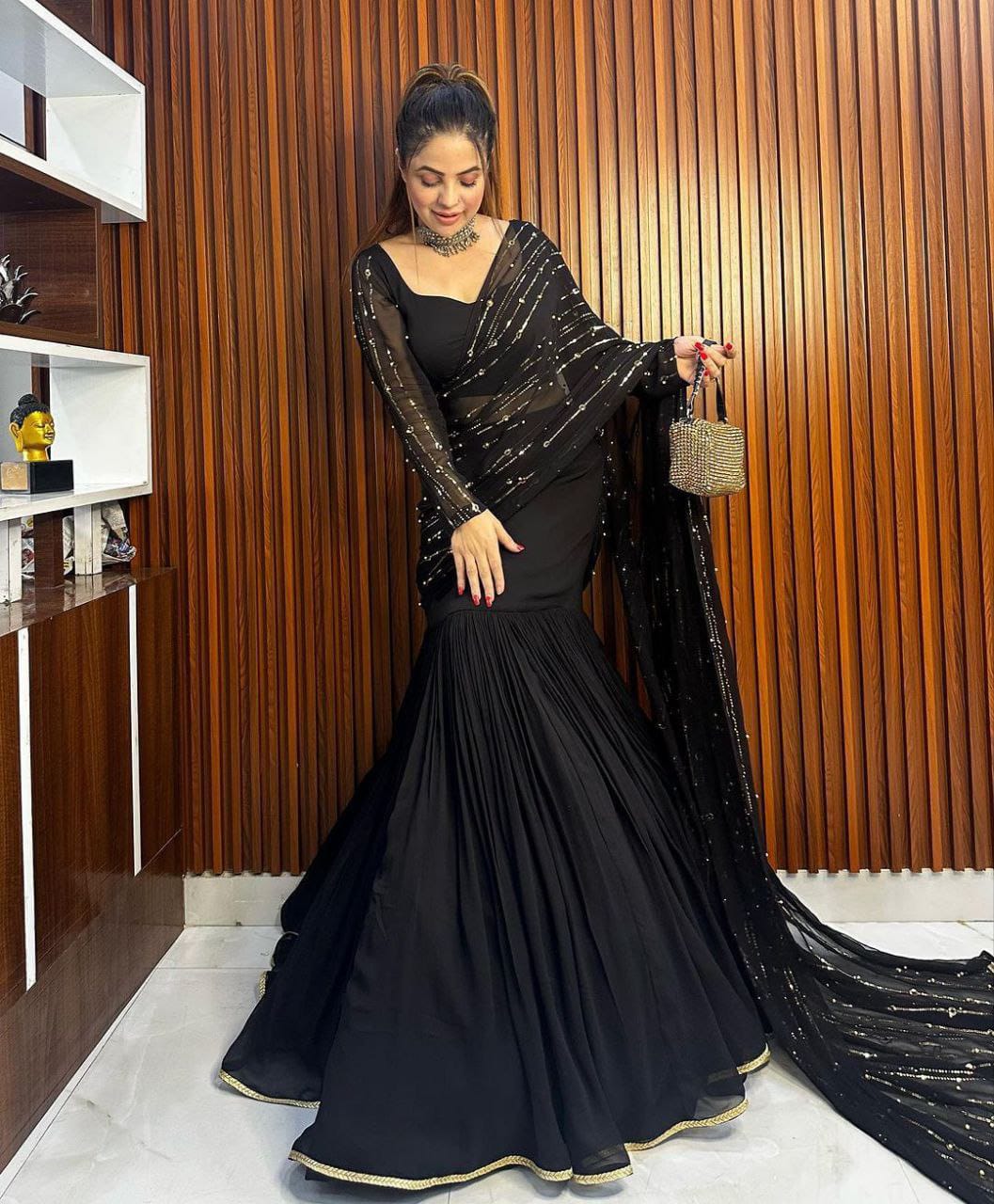 *New Super hit Sequence Embroidery Lehengha choli