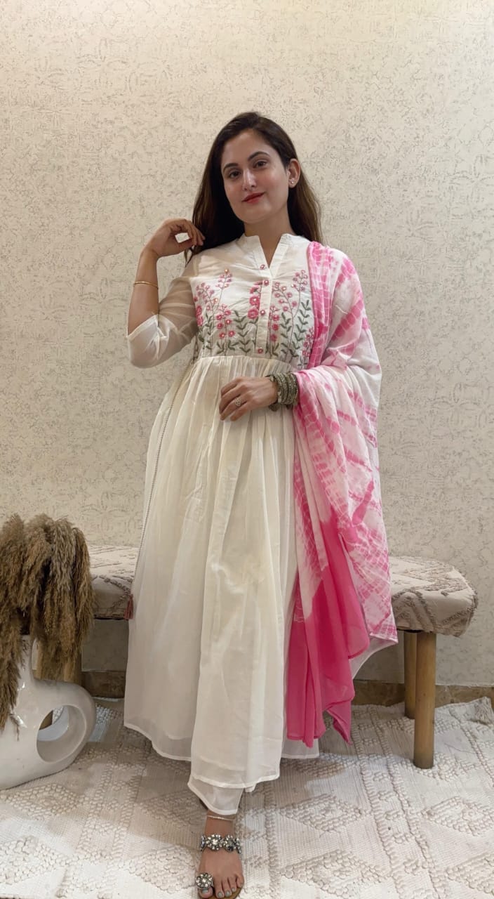 Mul cotton With Lining Kurti