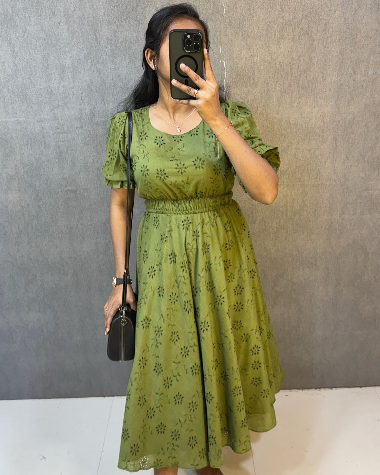 premium cotton hakoba dress