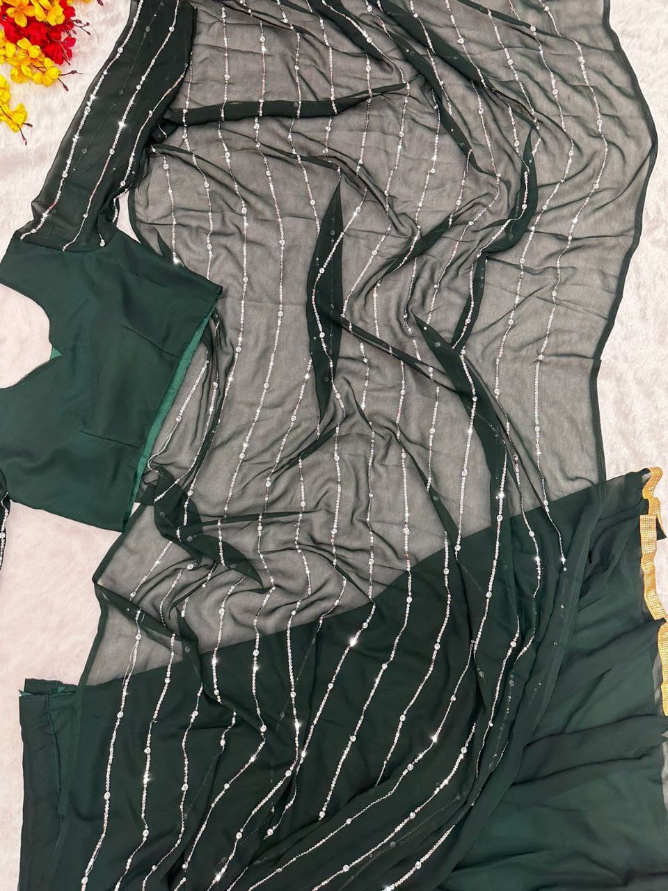 *New Super hit Sequence Embroidery Lehengha choli