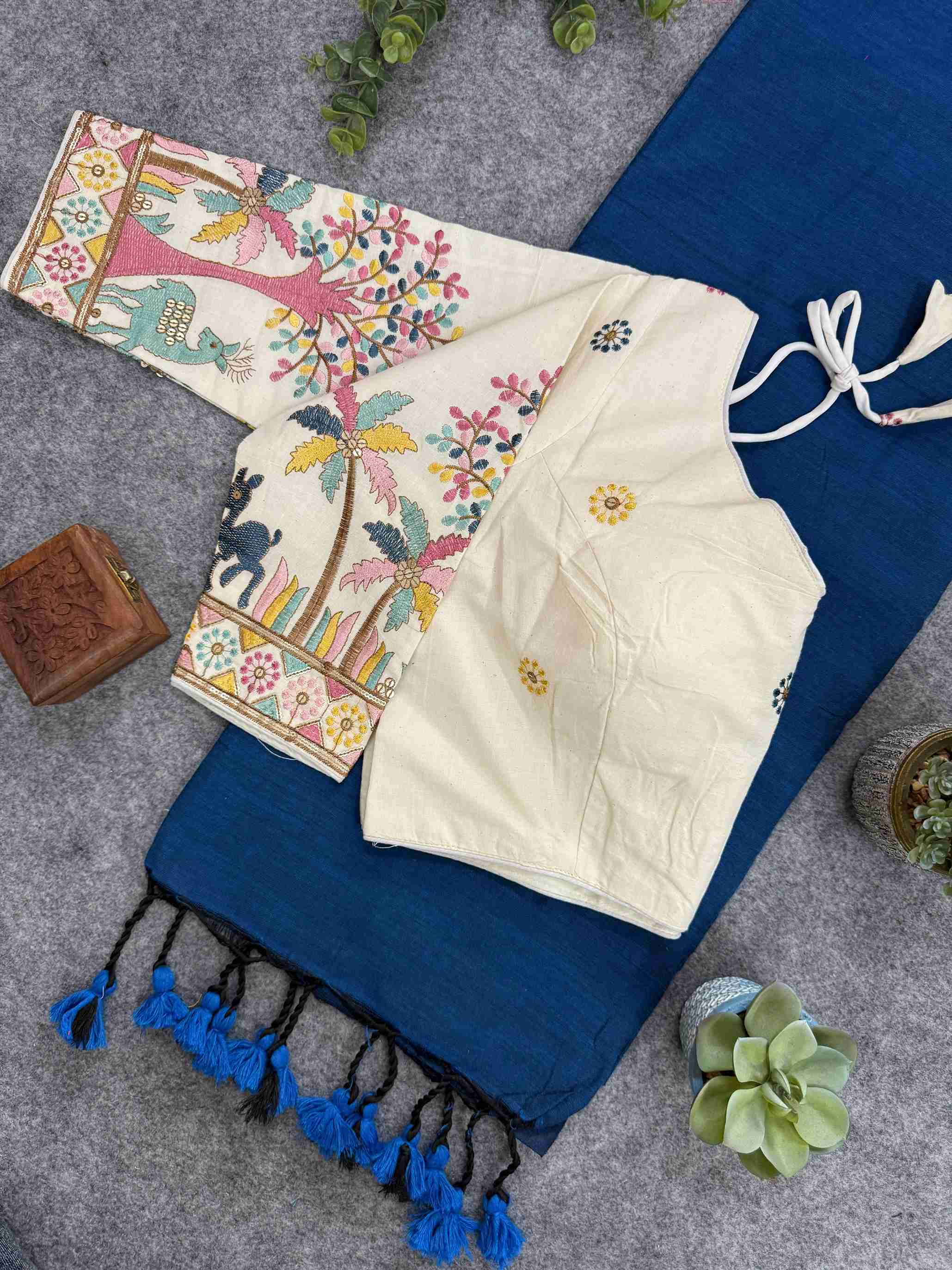 Handloom Khadi  COTTON Saree CF- 130