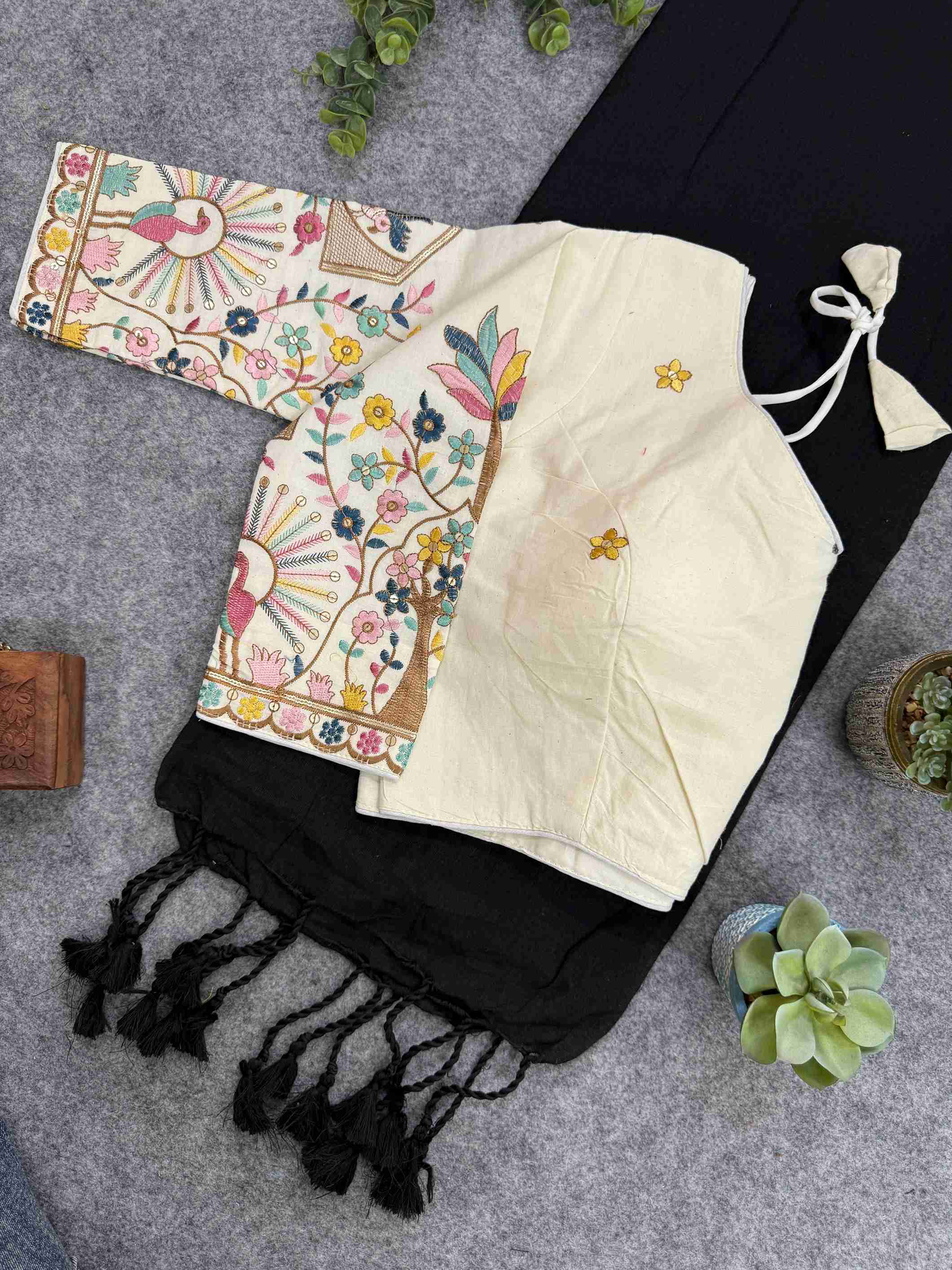 Handloom Khadi  COTTON Saree CF- 130