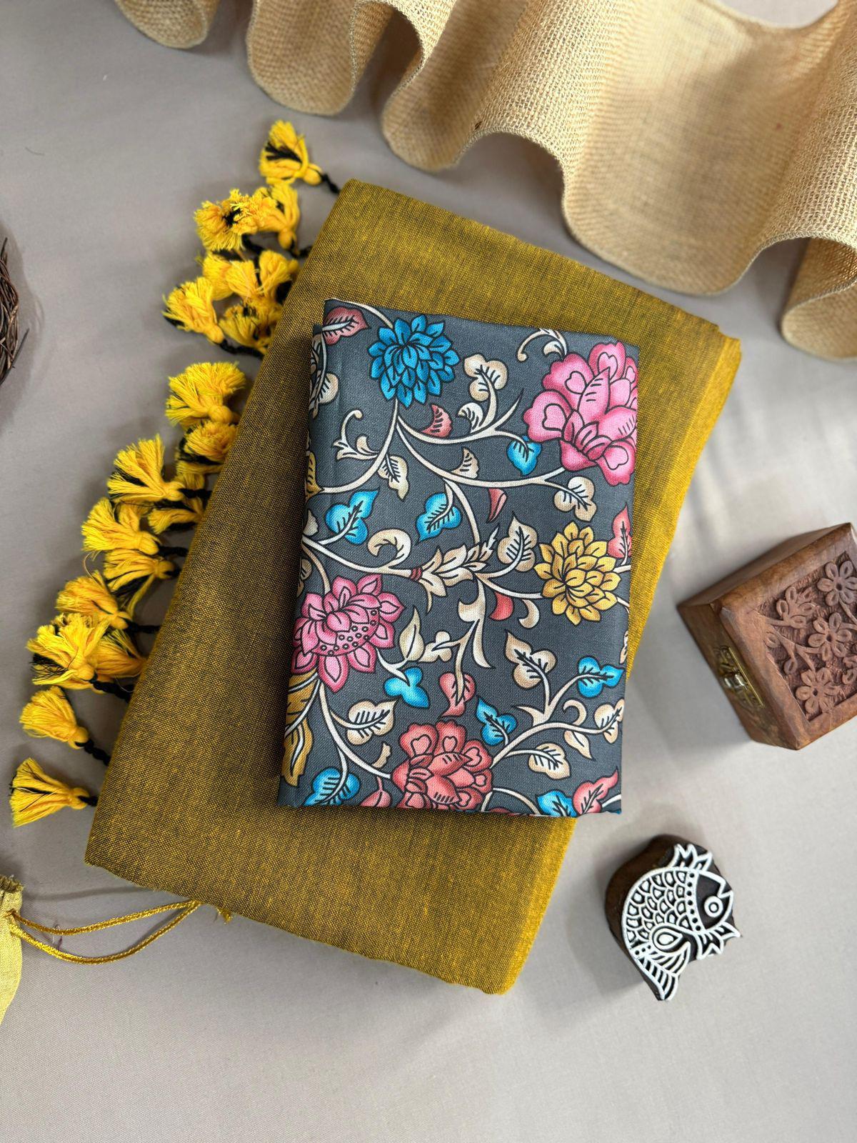 Handloom Khadi  COTTON Saree