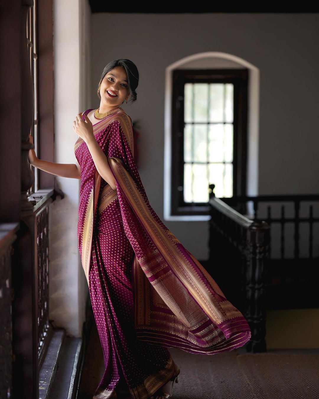 kasturi  Banarasi Soft Silk Saree .