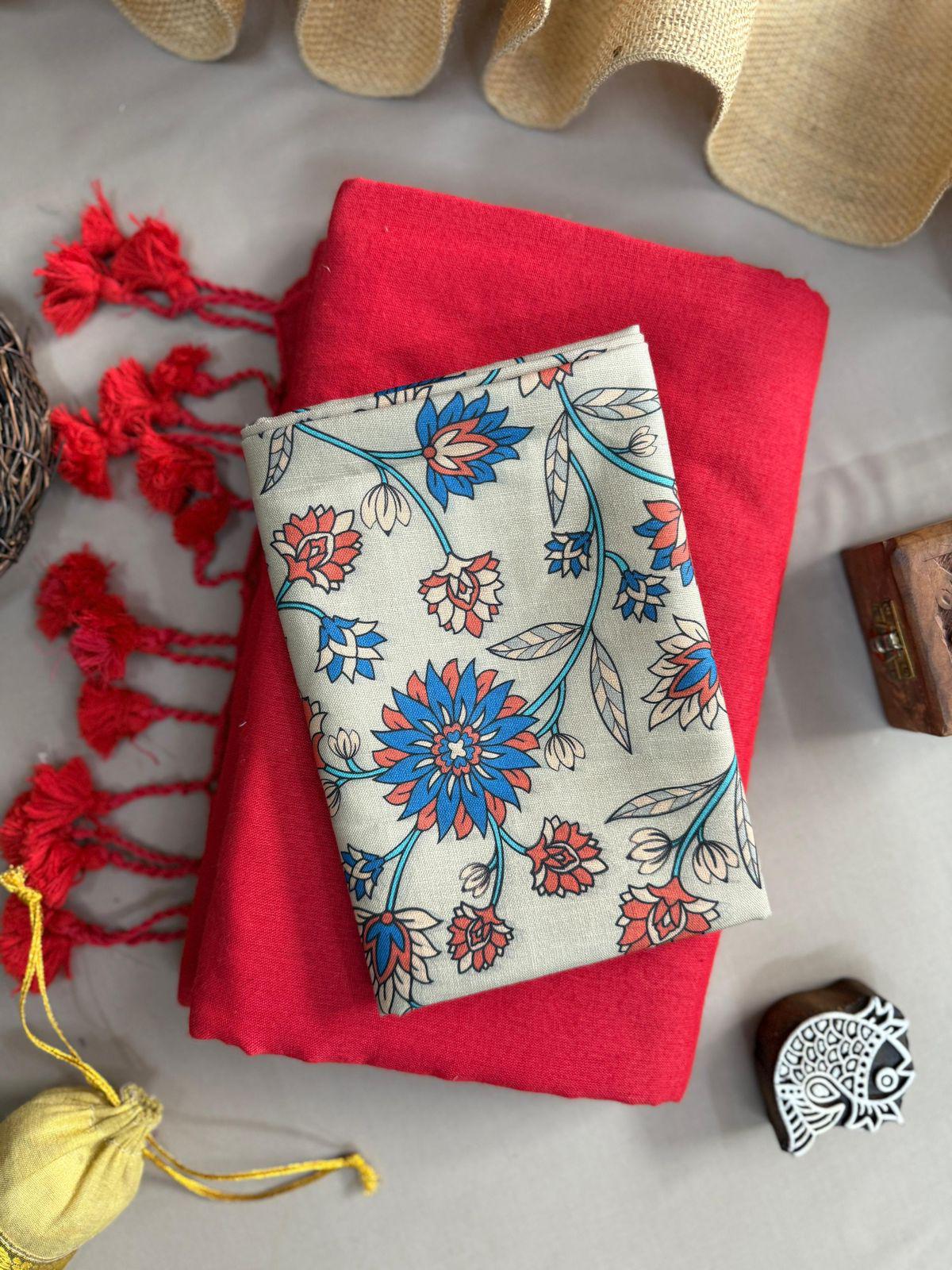 Handloom Khadi  COTTON Saree