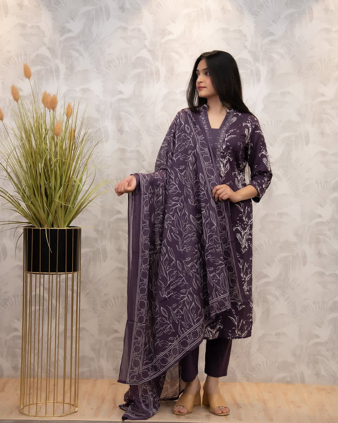 Pure fine Cotton fabric Kurti with Pant with dupatta