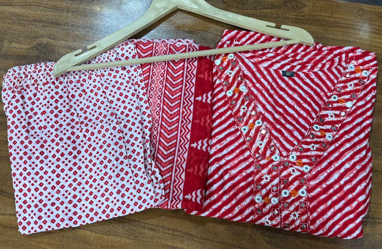 LHRIYA KURTA PENT WITH DUPATTA SUIT SET