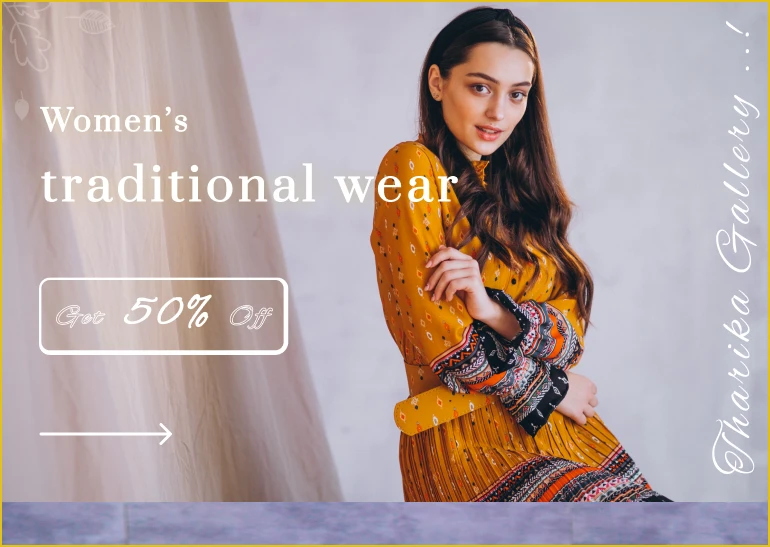 women's traditional wear 50% off