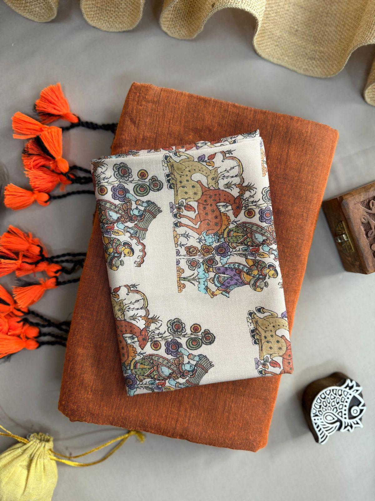 Handloom Khadi  COTTON Saree