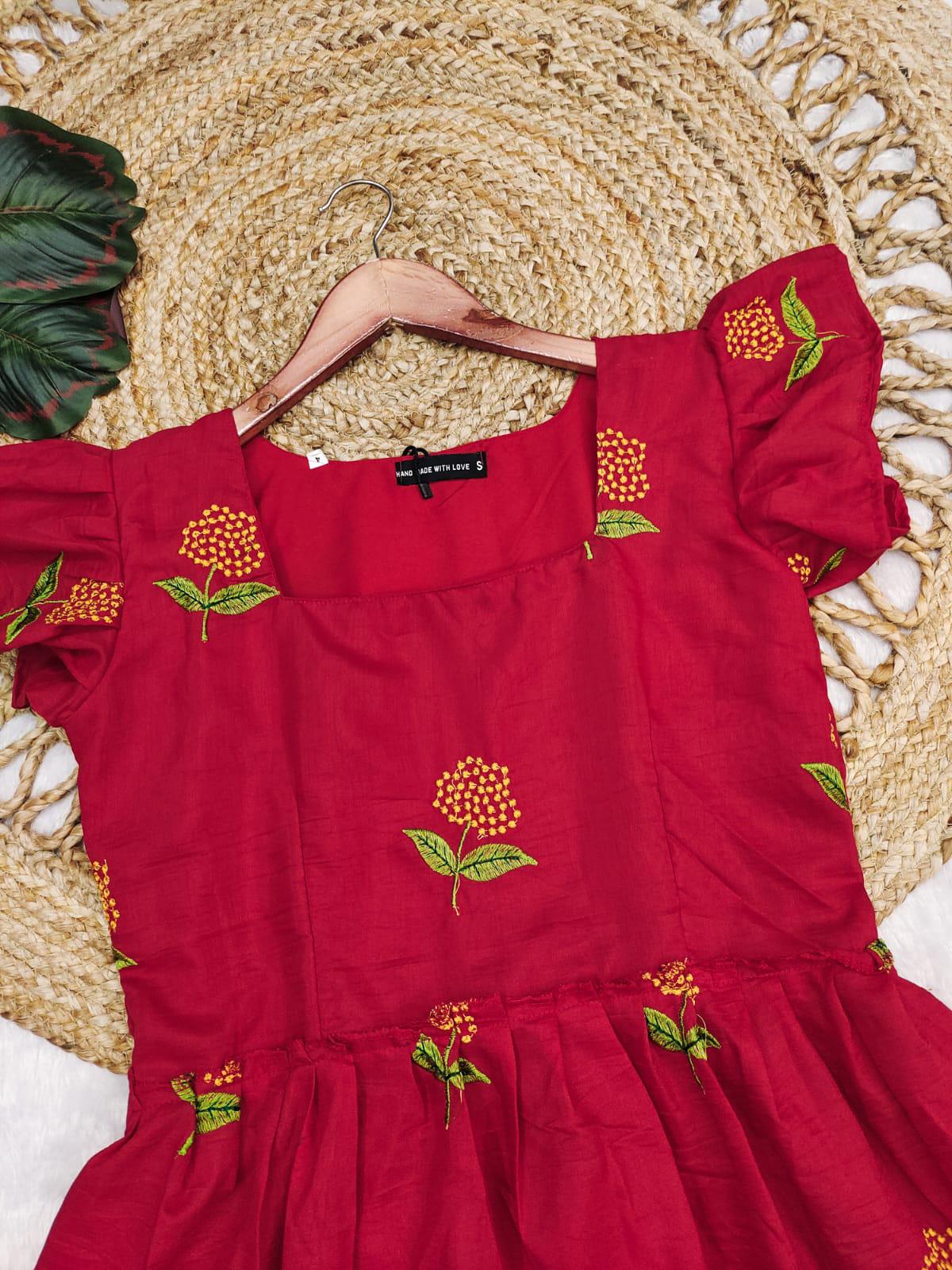 Maska Cotton 2132 GRAPY RED