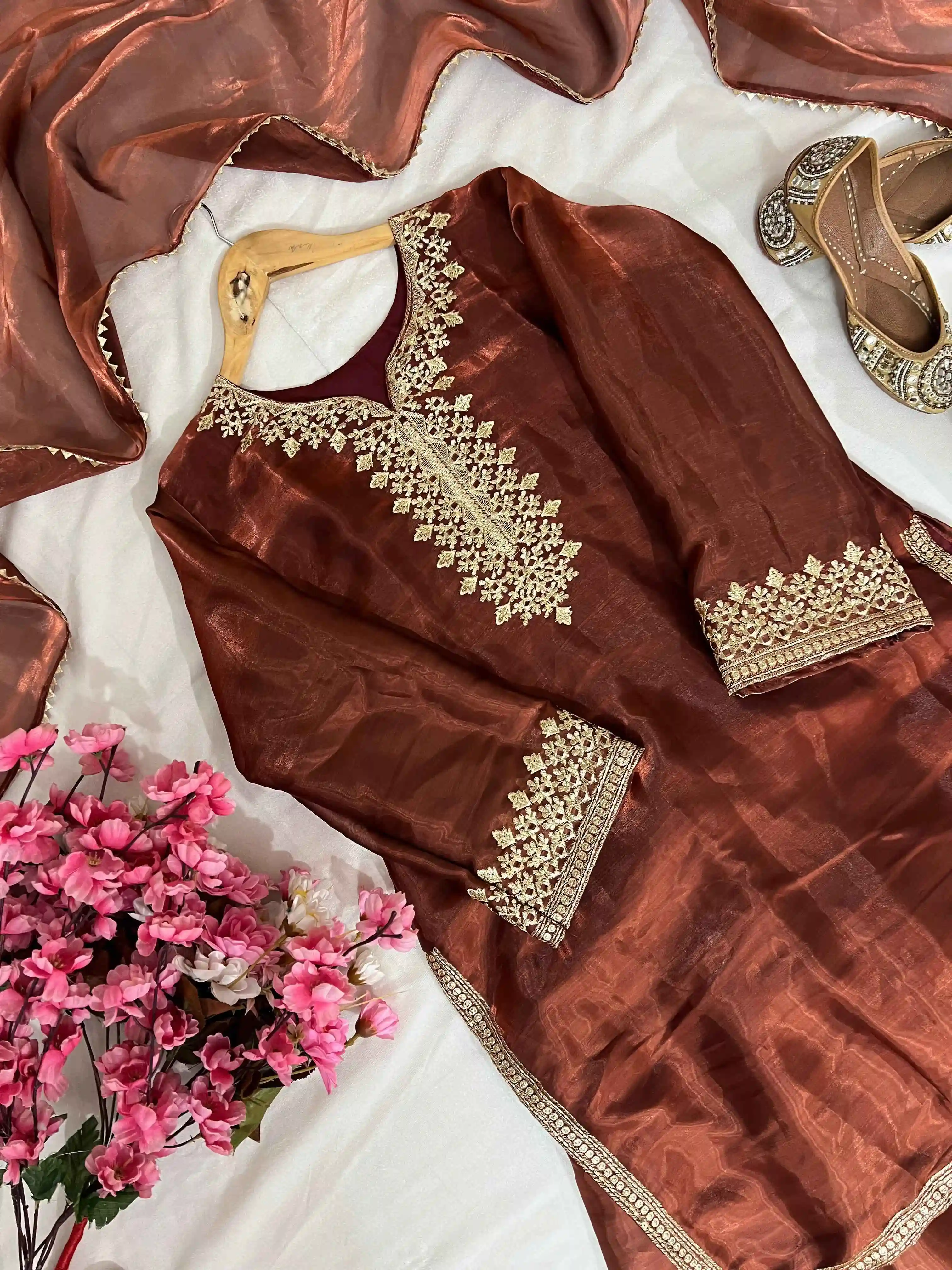 FARSI KURTI-PLAZZO SET LC 1388