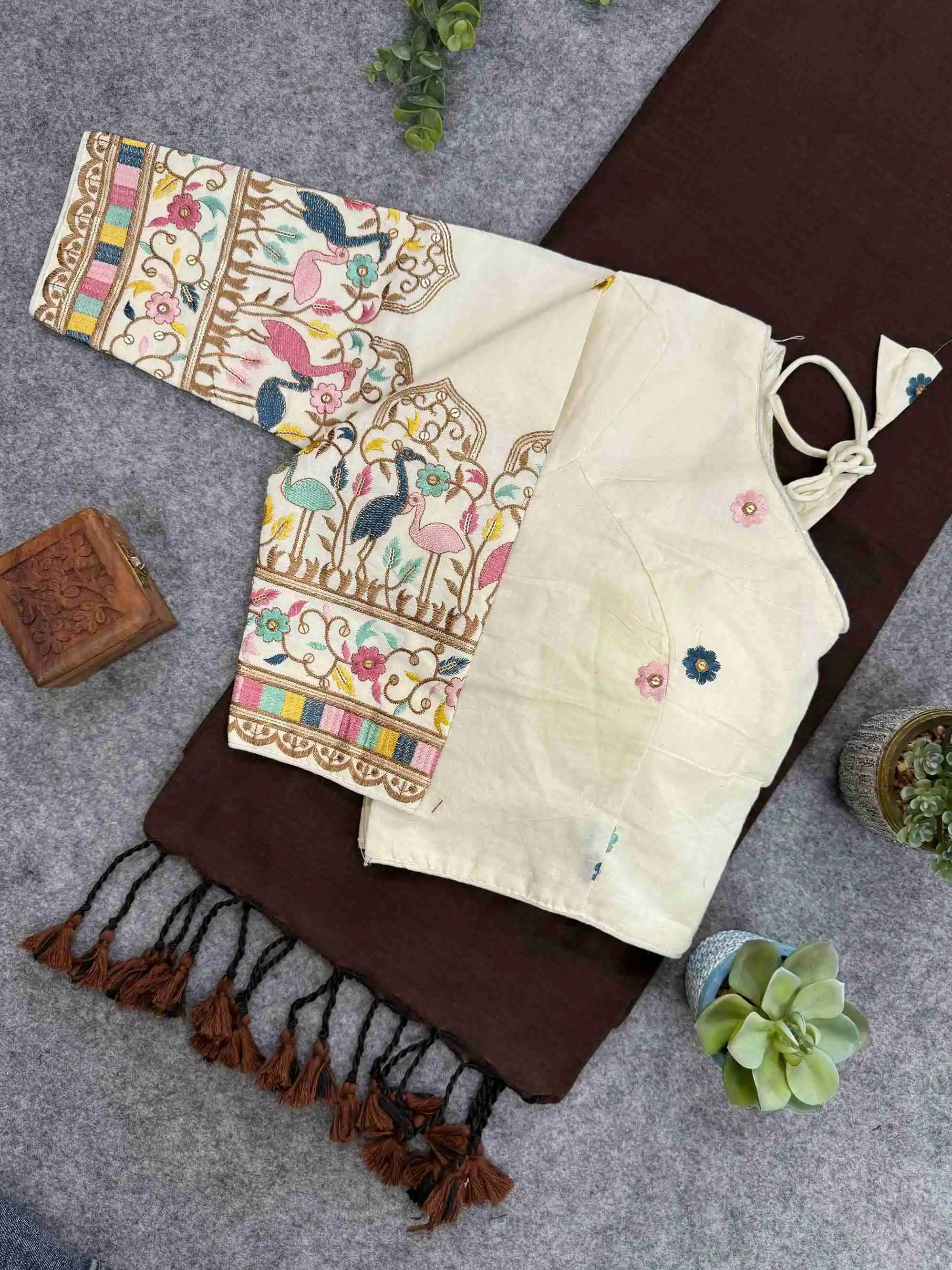 Handloom Khadi  COTTON Saree CF- 130