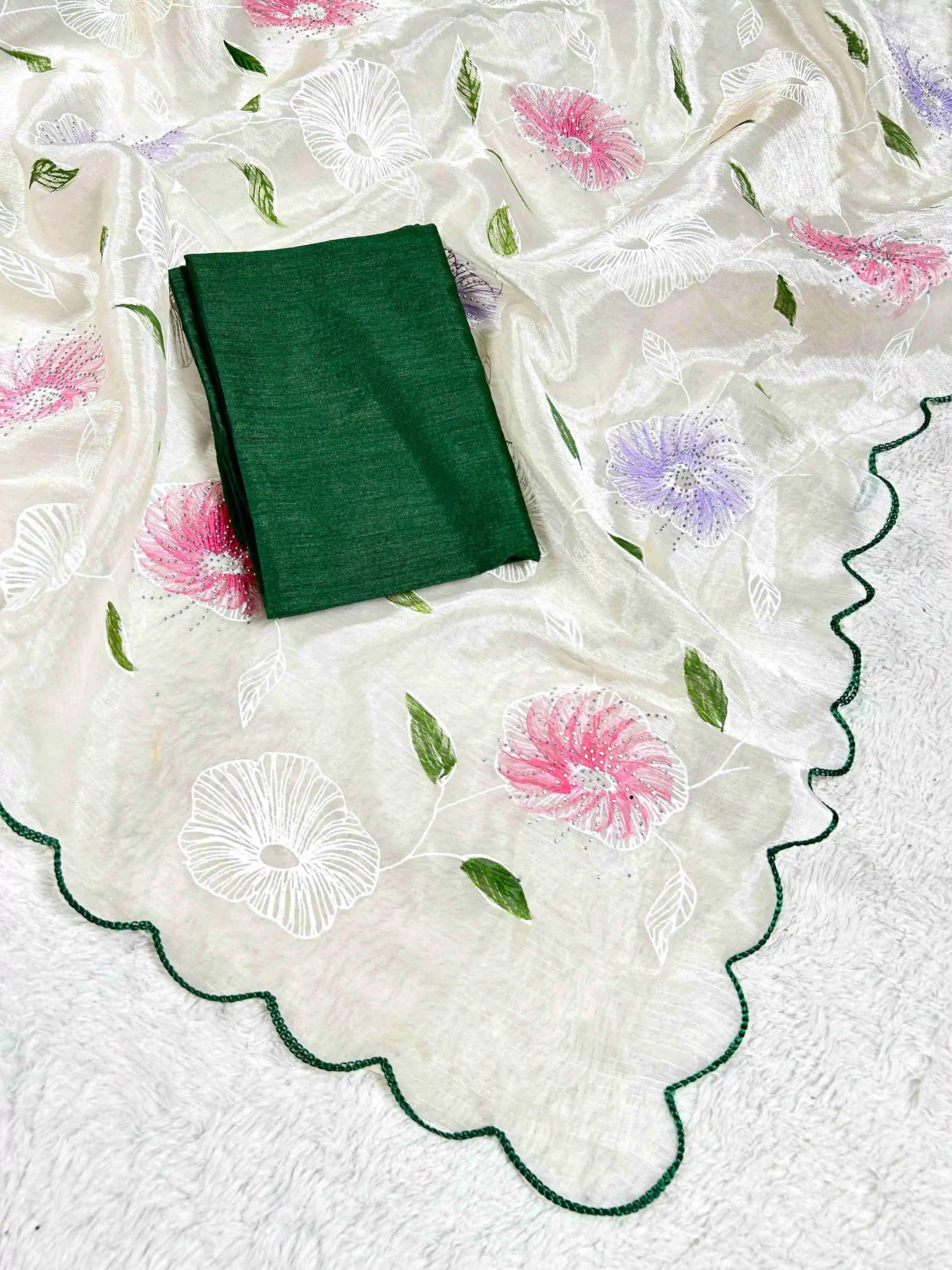 Soft Shiny Burberry Silk Fabric