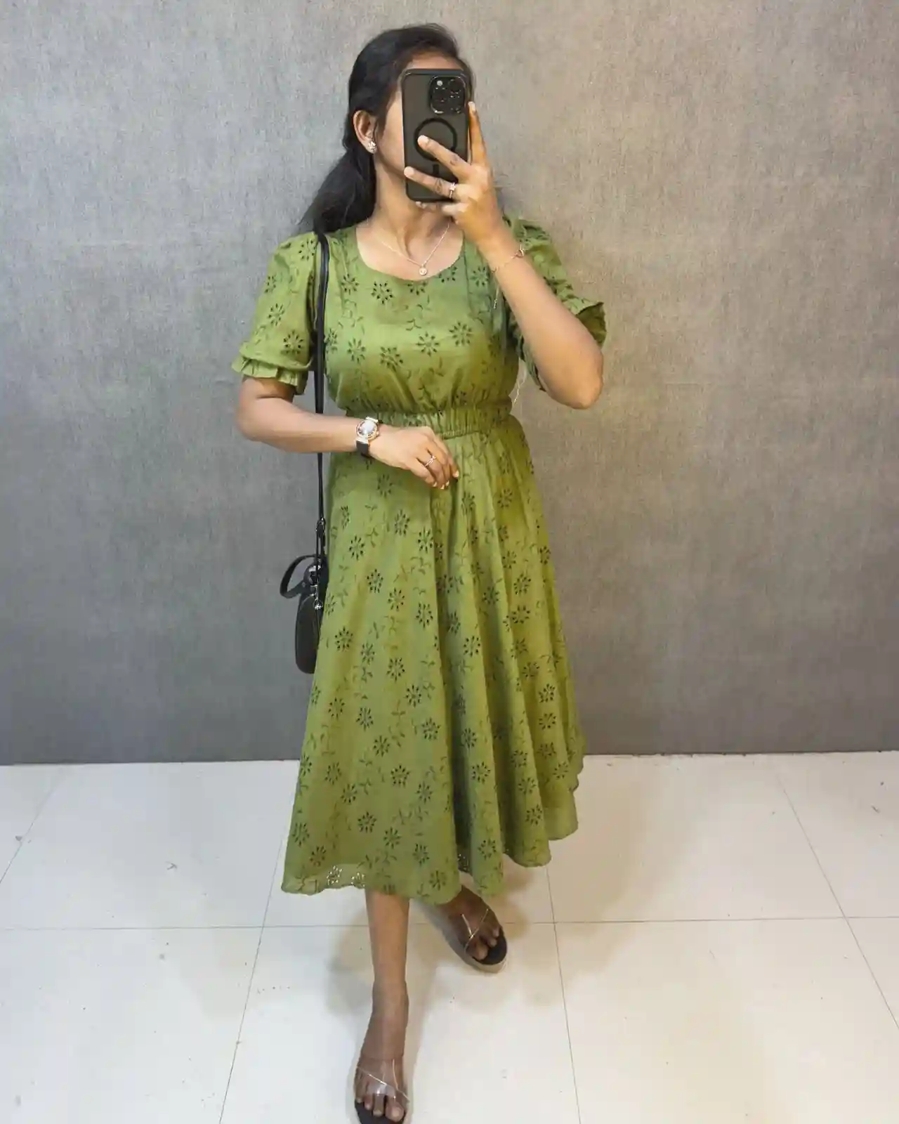 premium cotton hakoba dress