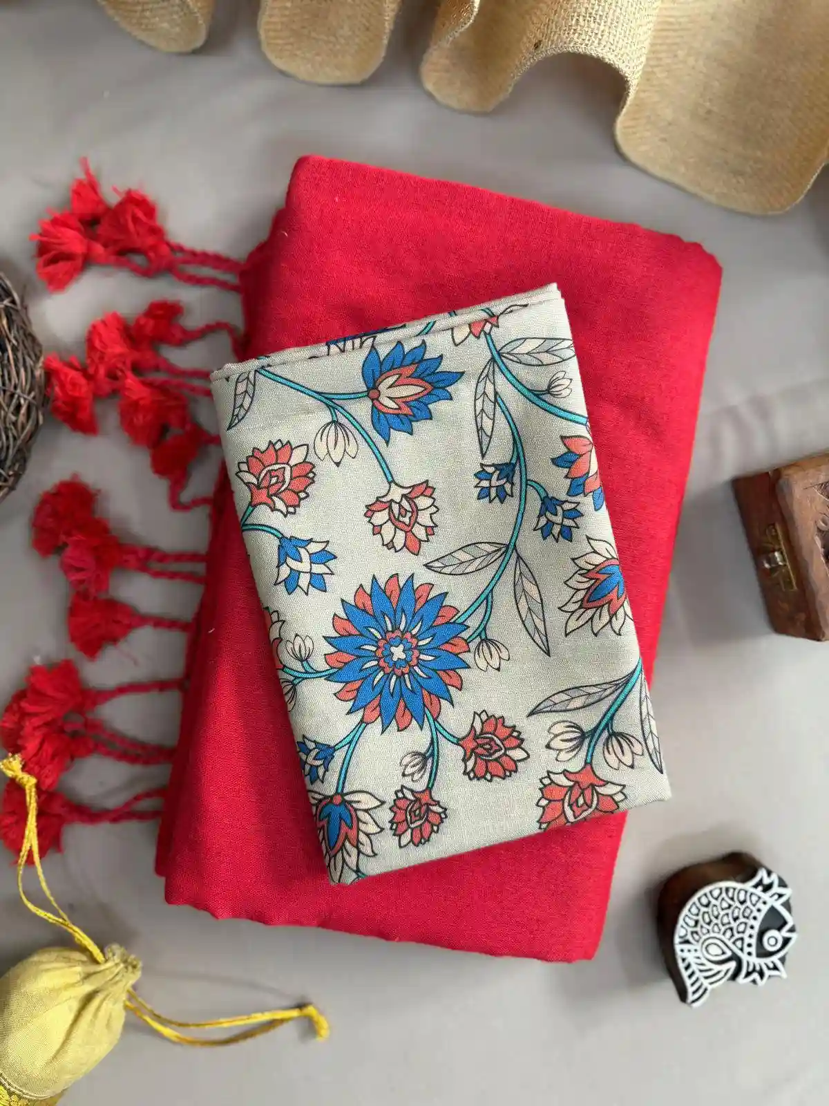 Handloom Khadi  COTTON Saree