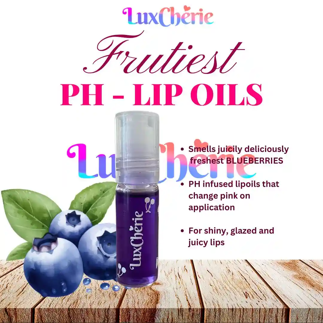 Frutiest PH-Lip Oil - Blueberries Color-Changing & Juicy Shine