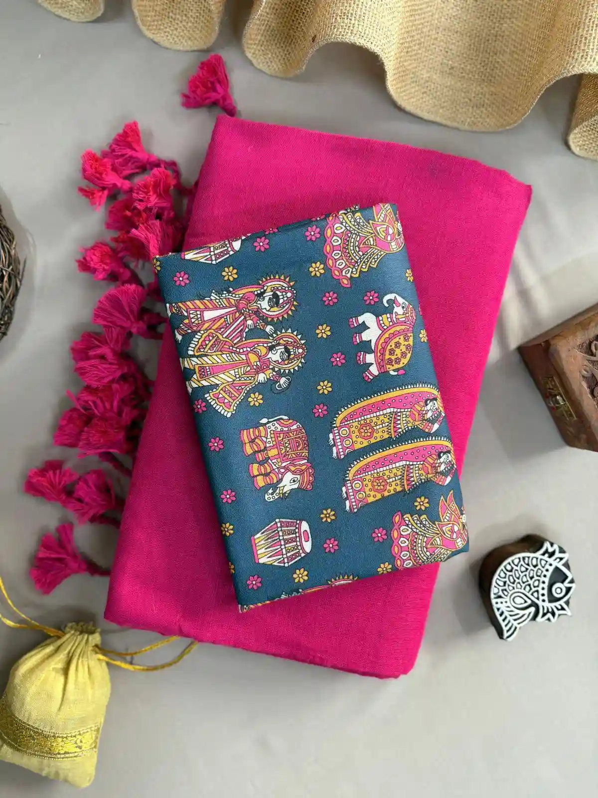 Handloom Khadi  COTTON Saree