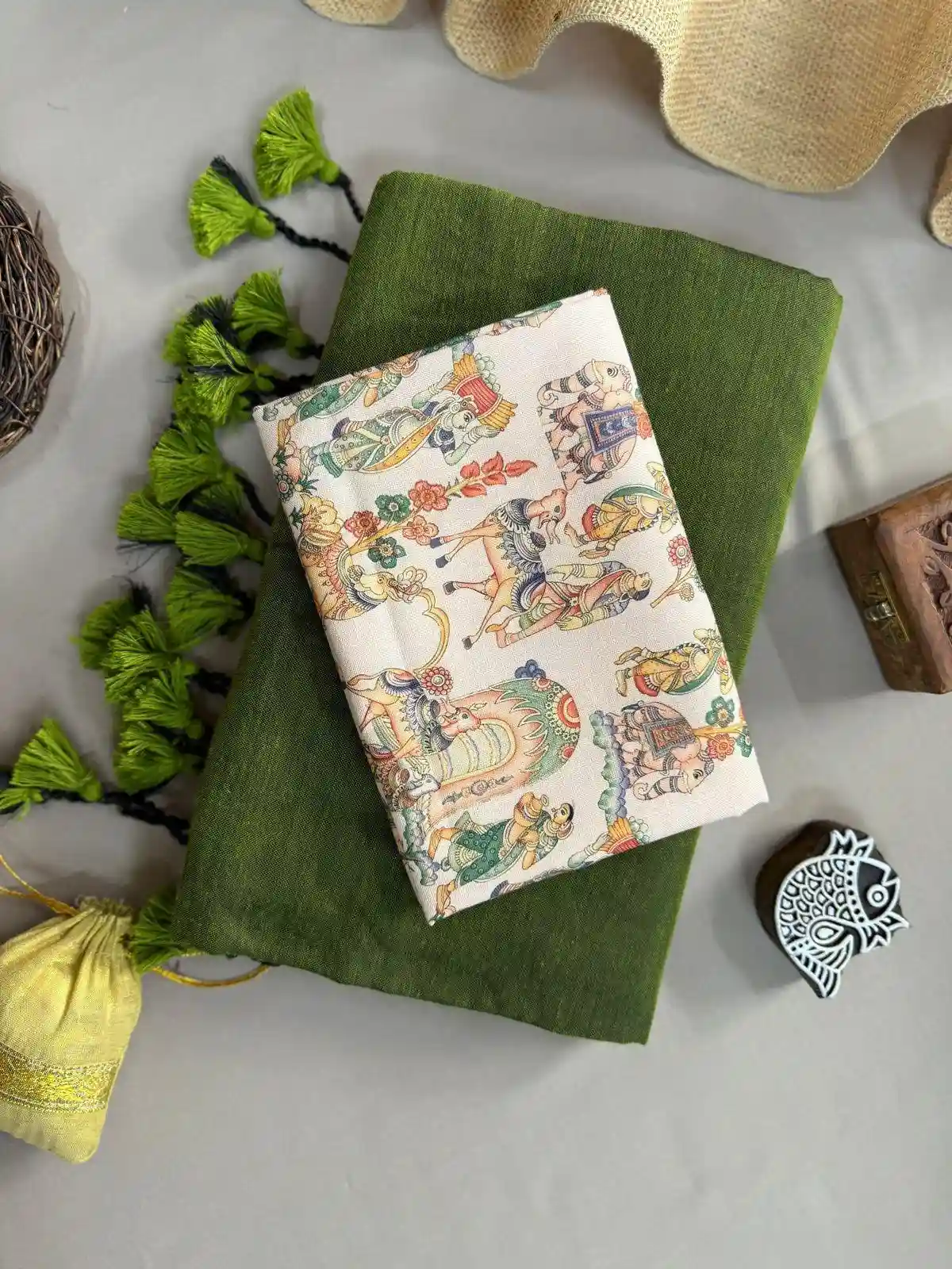 Handloom Khadi  COTTON Saree