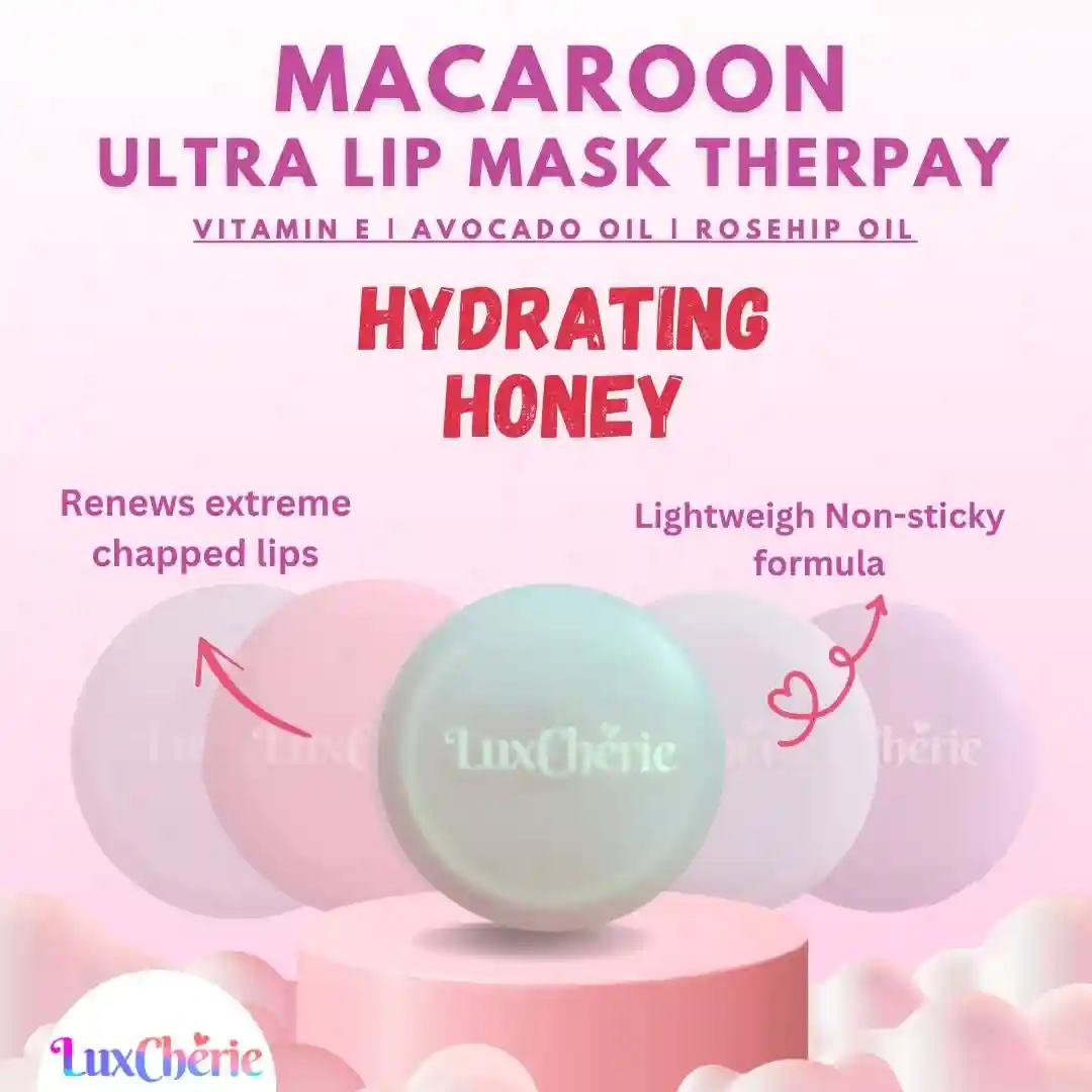 Macaroon Ultra Lip Mask Therapy - Hydrating Honey
