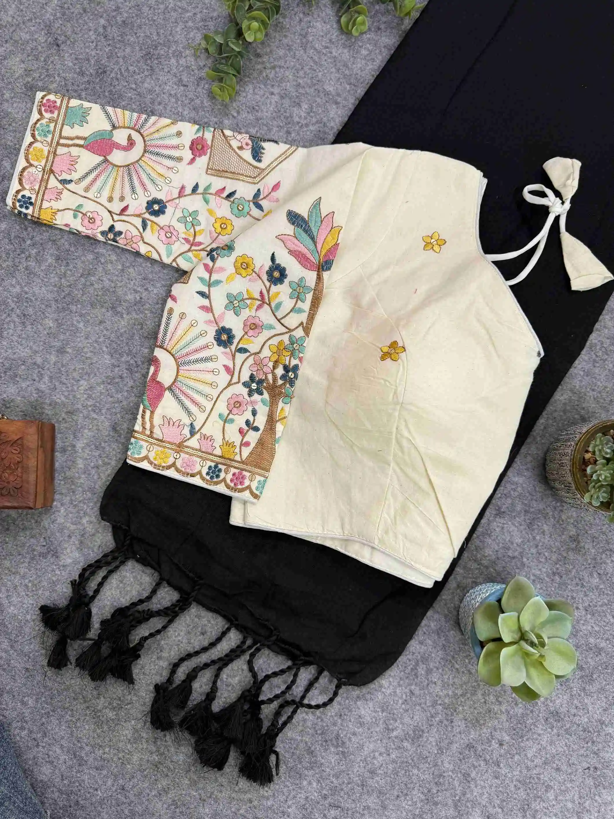 Handloom Khadi  COTTON Saree CF- 130