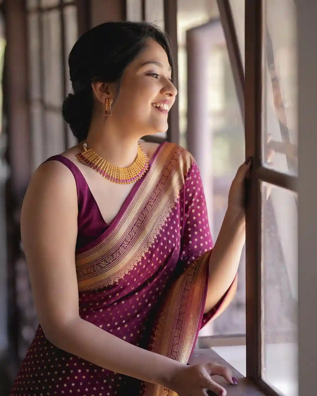 kasturi  Banarasi Soft Silk Saree .