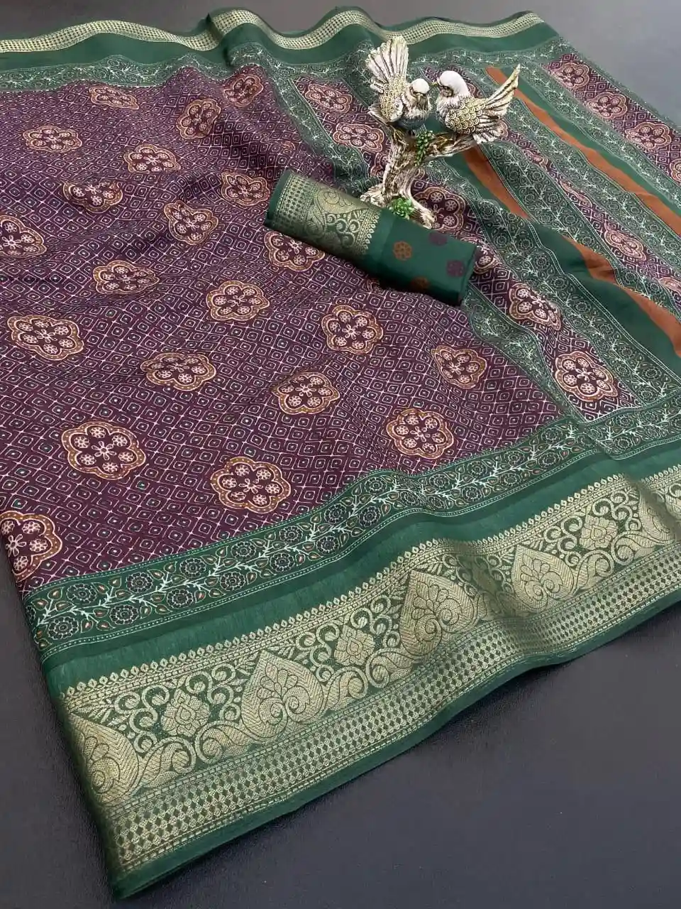 soft Dola cotton saree CM-882