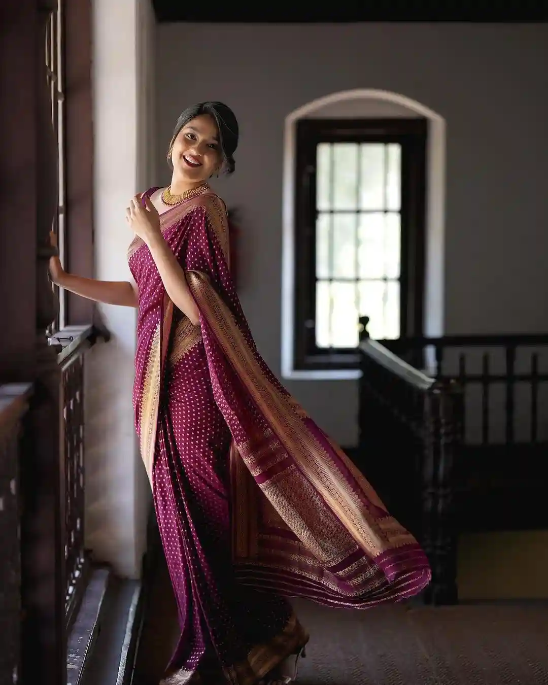 kasturi  Banarasi Soft Silk Saree .