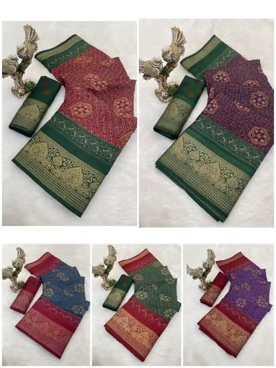 soft Dola cotton saree CM-882