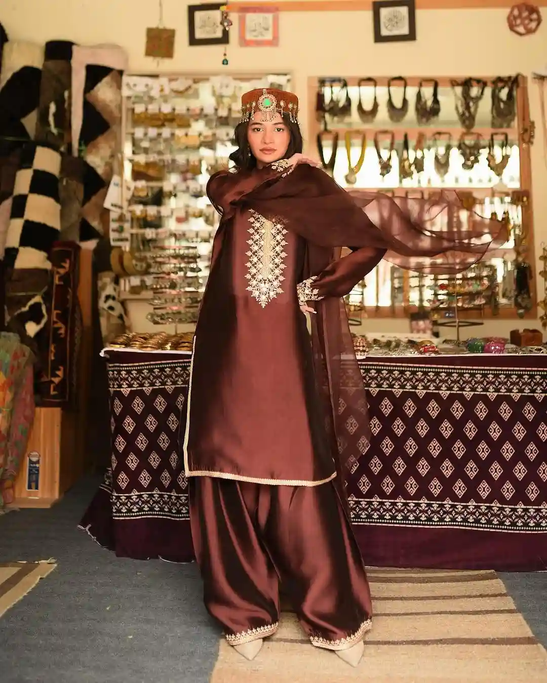 FARSI KURTI-PLAZZO SET LC 1388