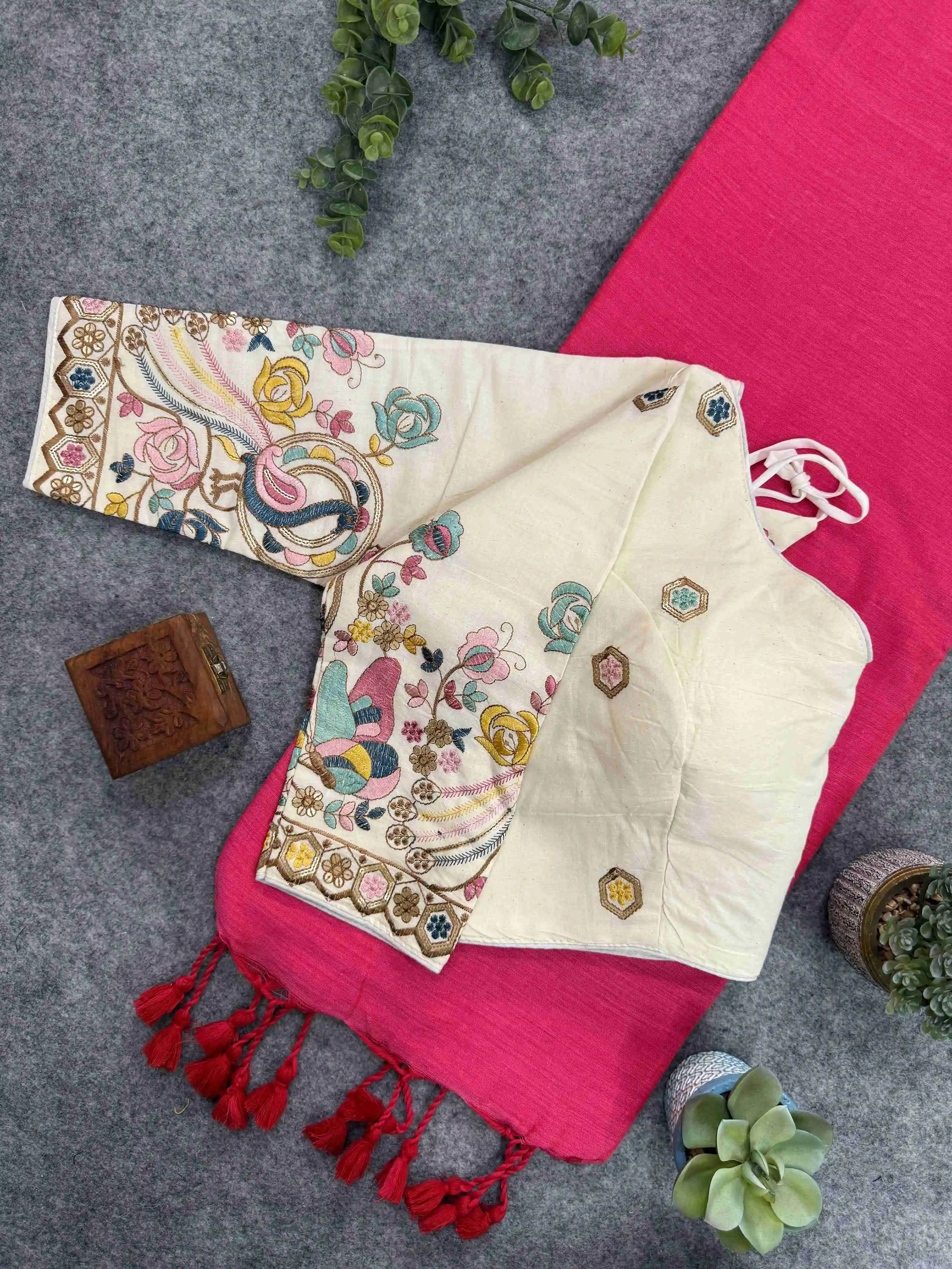 Handloom Khadi  COTTON Saree CF- 130