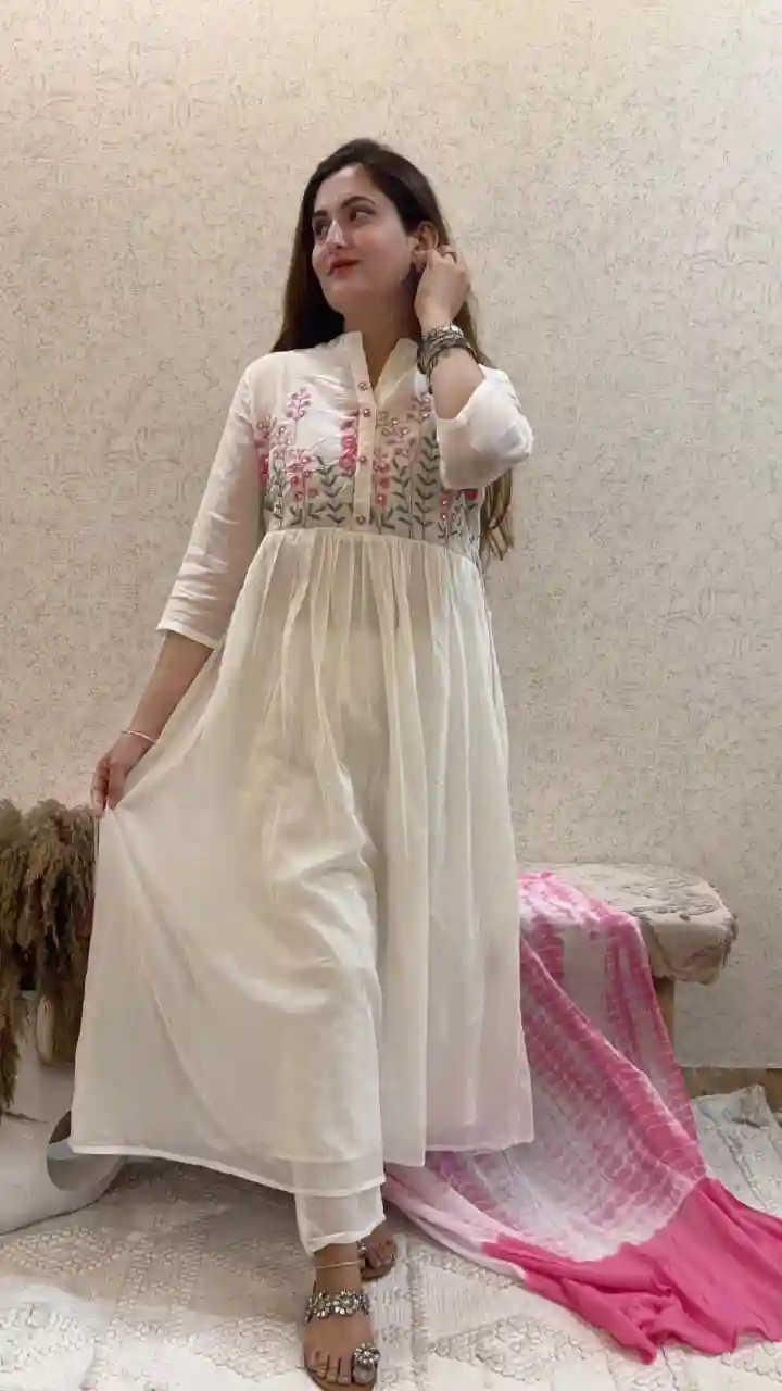 Mul cotton With Lining Kurti