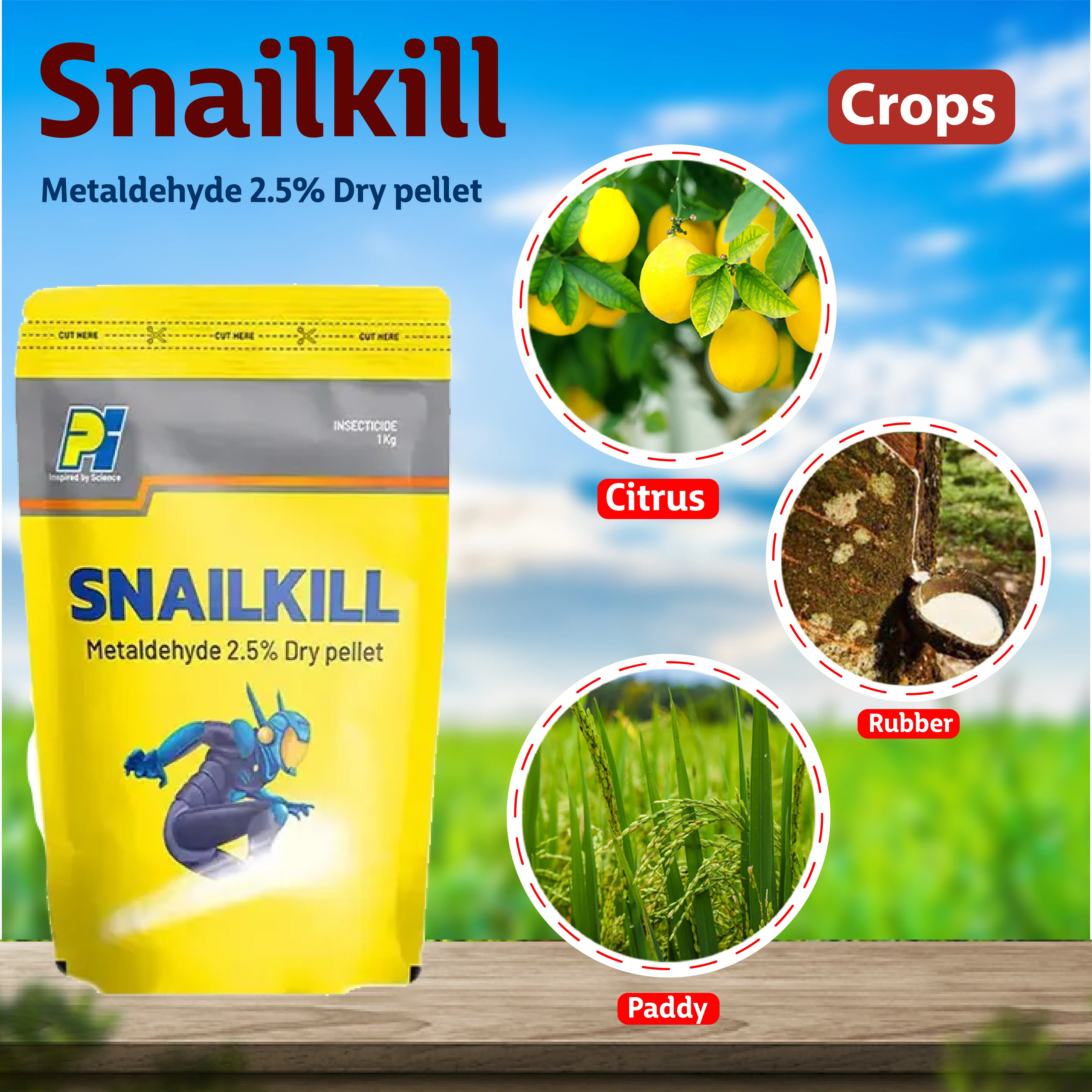 Pellet Insecticide Snailkill Pellets | Metaldehyde