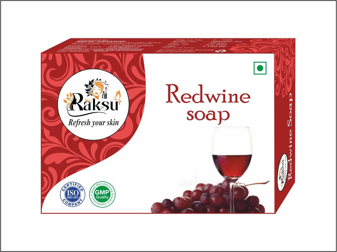 Redwine Bath Soap /சிவப்பு ஒயின் குளியல் பார்
