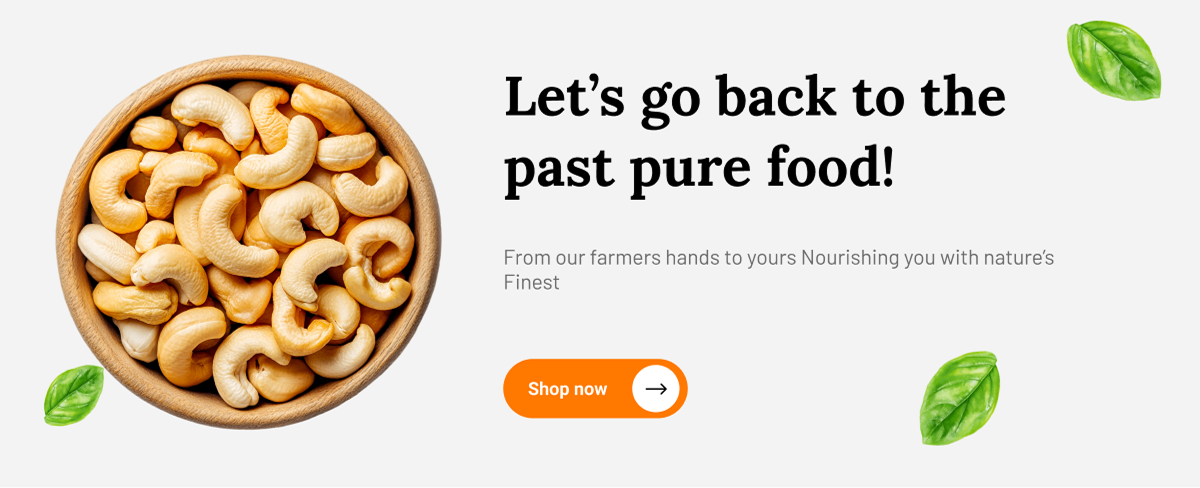 cashews wooden bowl pure food