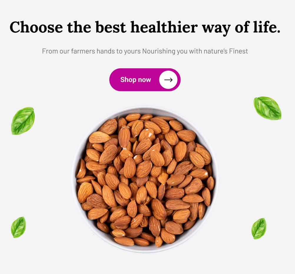 almonds bowl healthy lifestyle