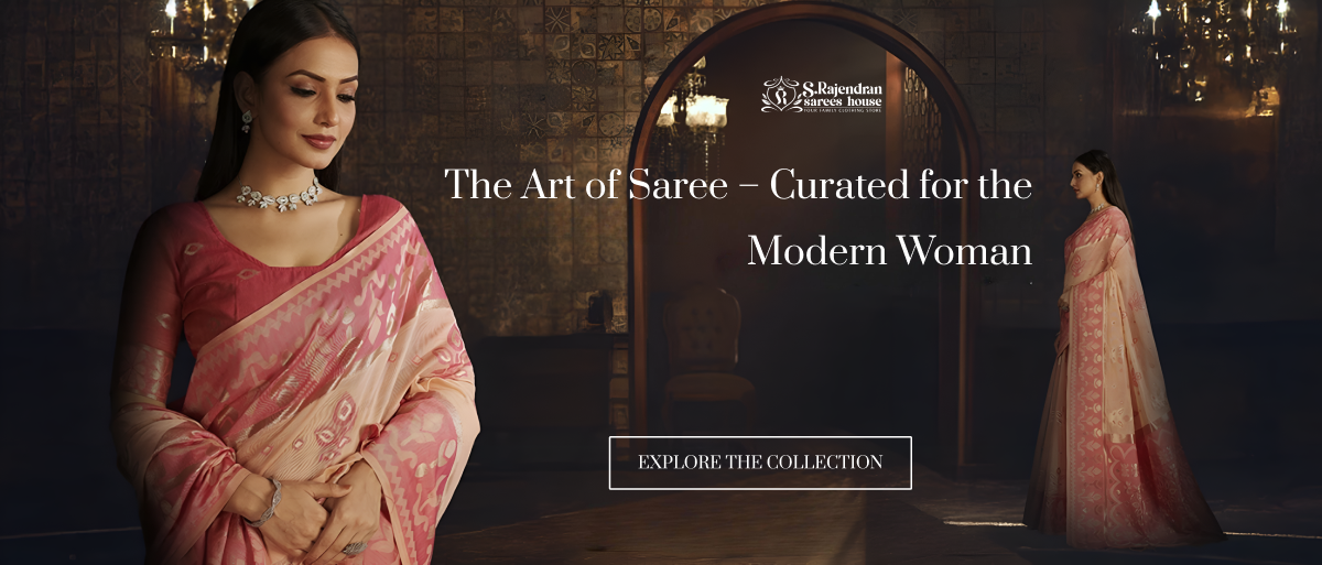 modern woman's saree collection