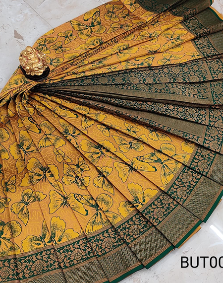 Yellow Elegance Saree