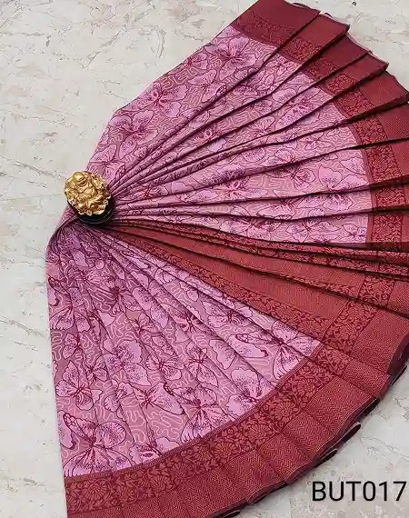 Violet Elegance Saree