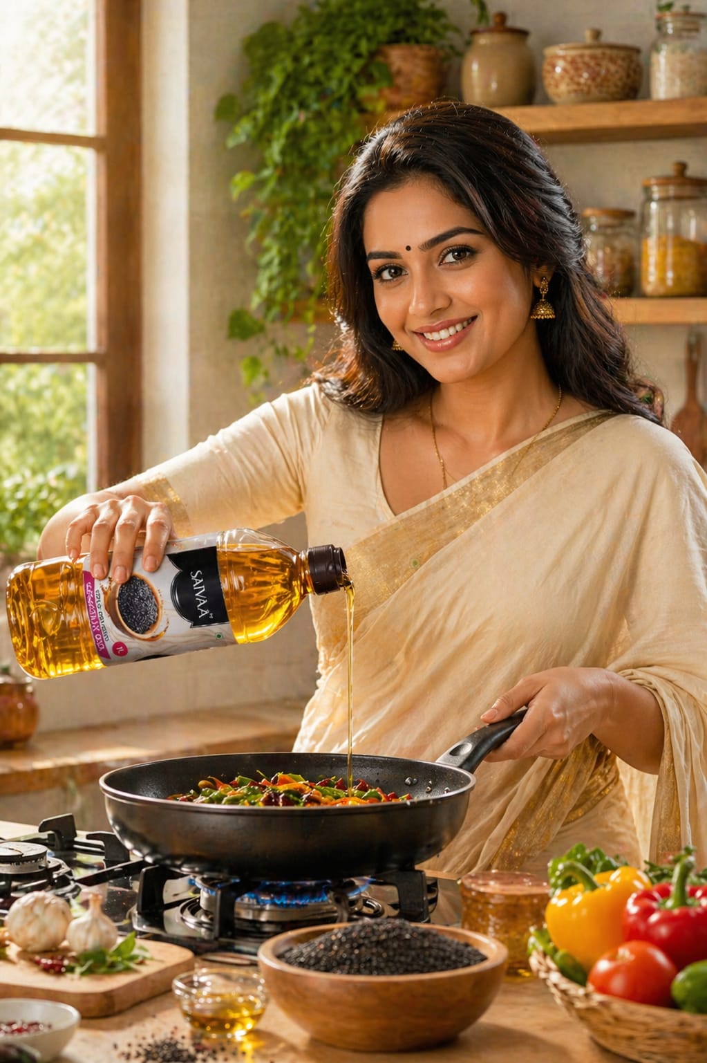 Cold-pressed gingelly oil - 1 Ltrs