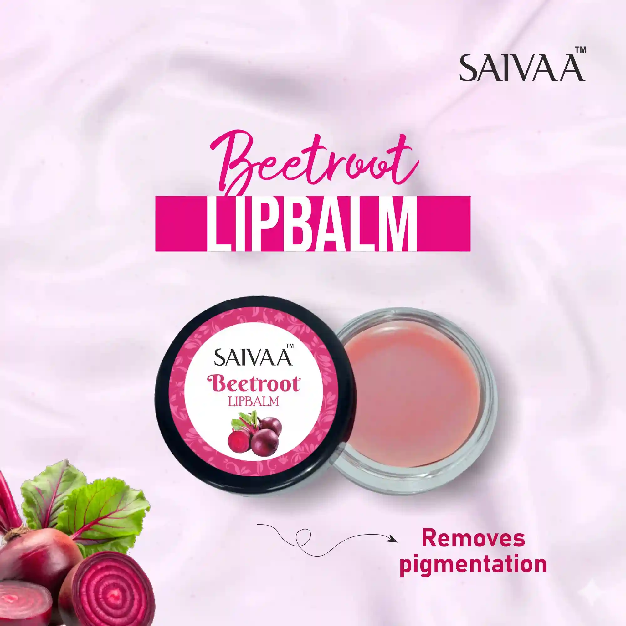 Beetroot Lip Balm(Organic)